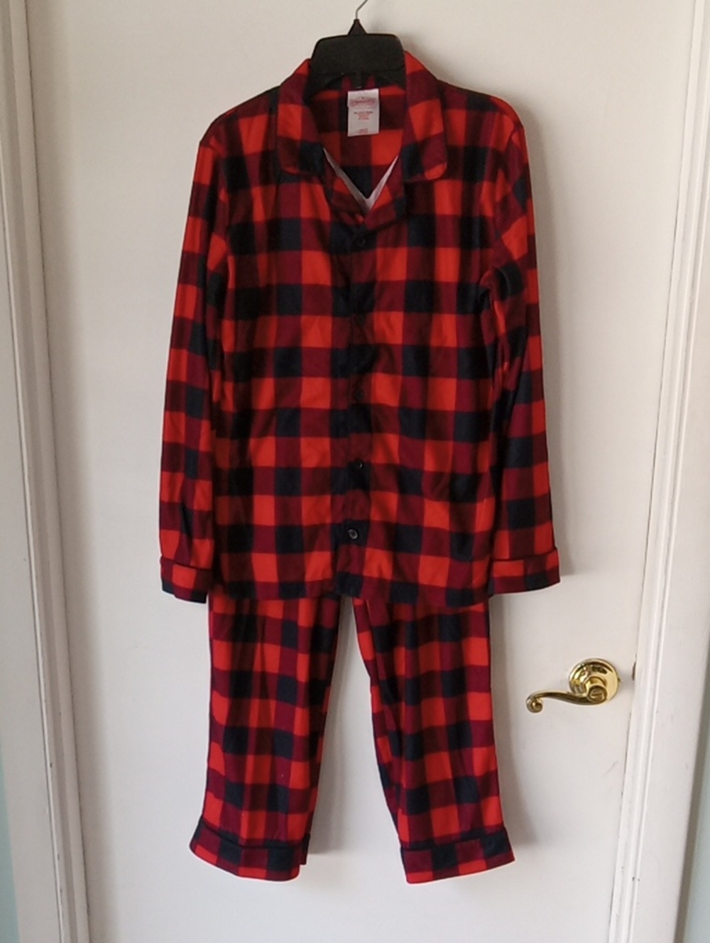 Wondershop Buffalo Plaid Boys Pajama Pants & Shirt